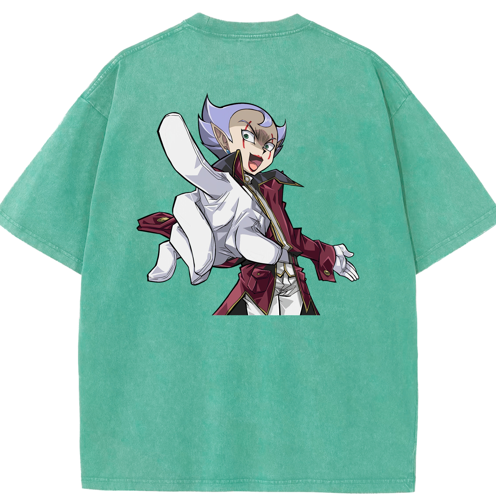 （画像用） 遊☆戯☆王 Yu-Gi-Oh! 綿100% ヴィンテージ風 半袖Tシャツ（背面プリント）